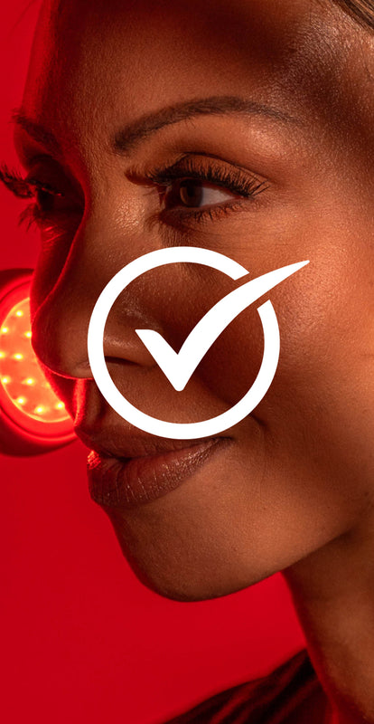 FDA-Cleared Excellence: Image of woman using PMD Redvolution